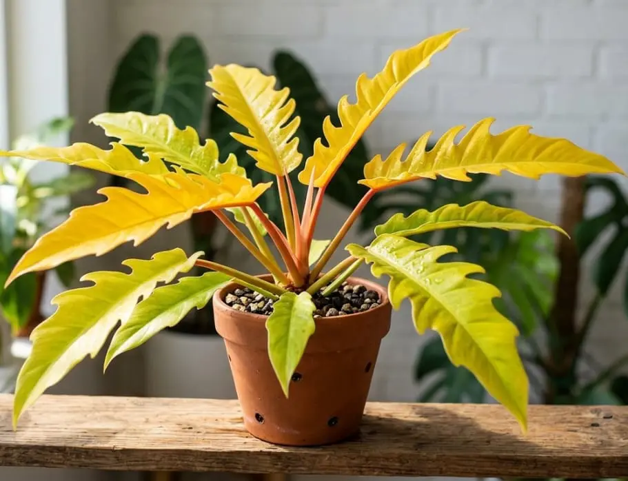 Philodendron golden serratum