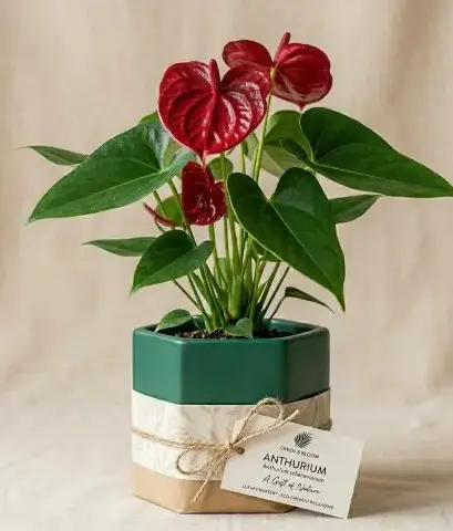 Anthurium plant GIFT POT